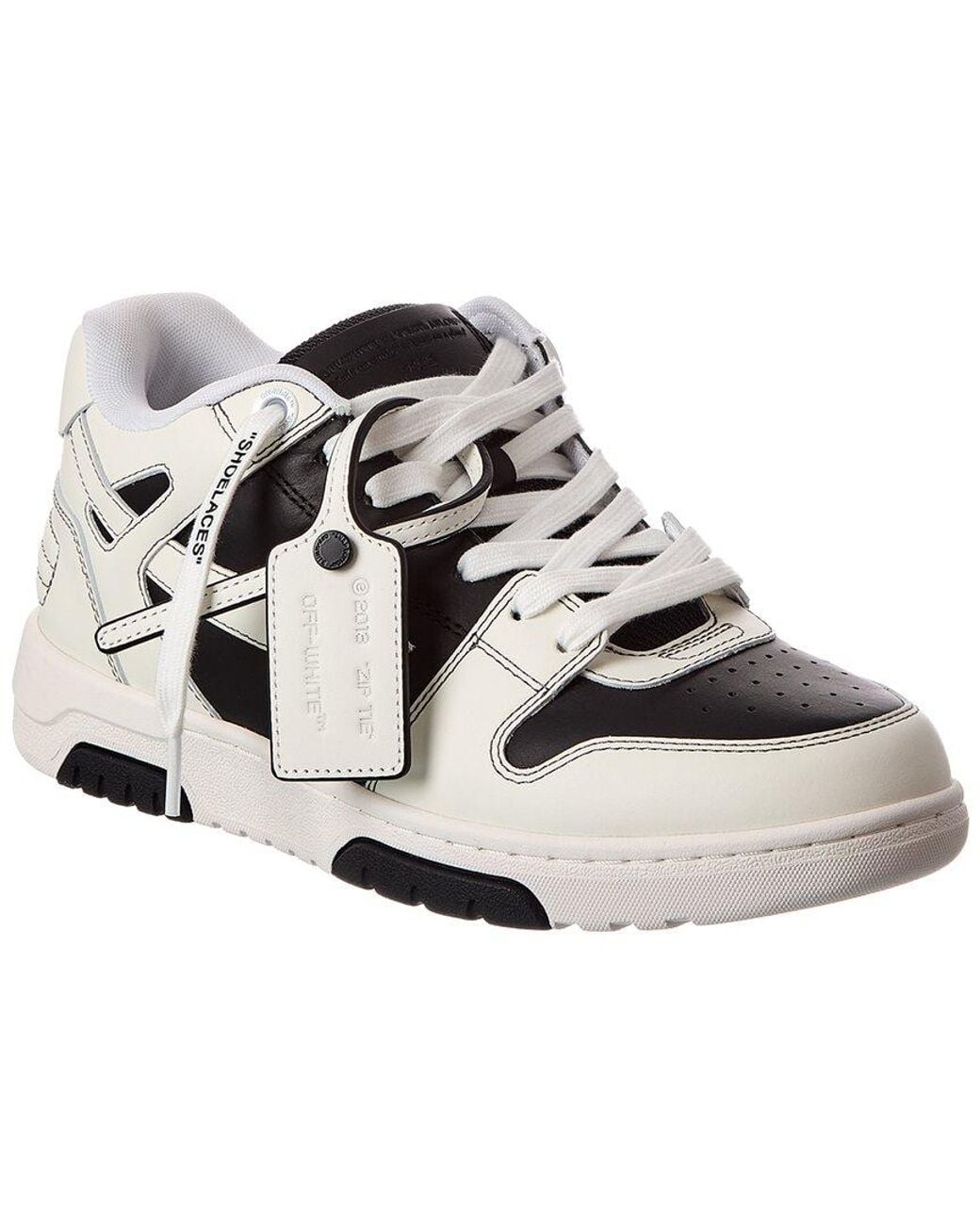 Off-White c/o Virgil Abloh White Out Of Office Leather Sneaker for men