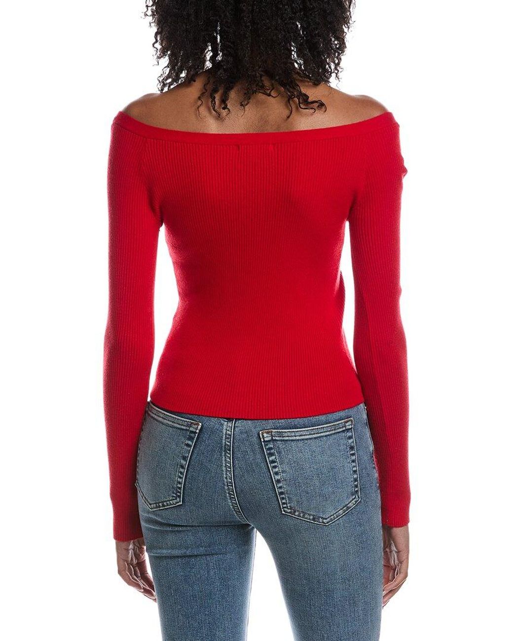 Z Supply Red Jovy Sweater Top
