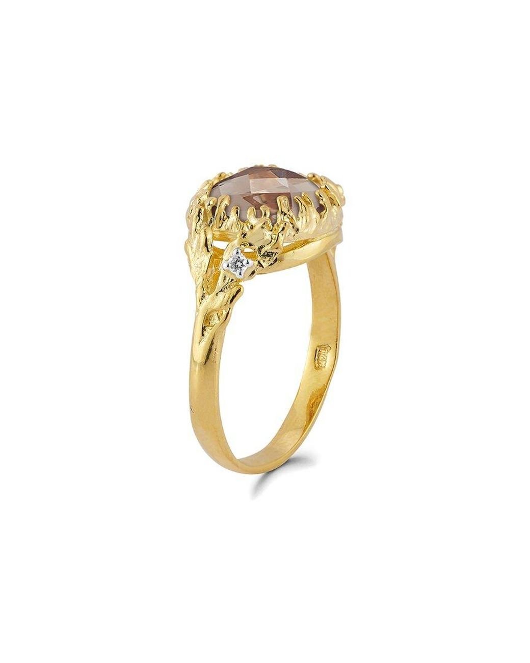 Reiss Metallic 14K 0.03 Ct. Tw. Diamond Ring