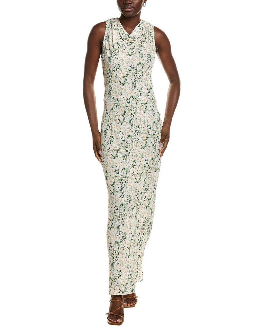 Emerson Fry Metallic Sculptural Dress