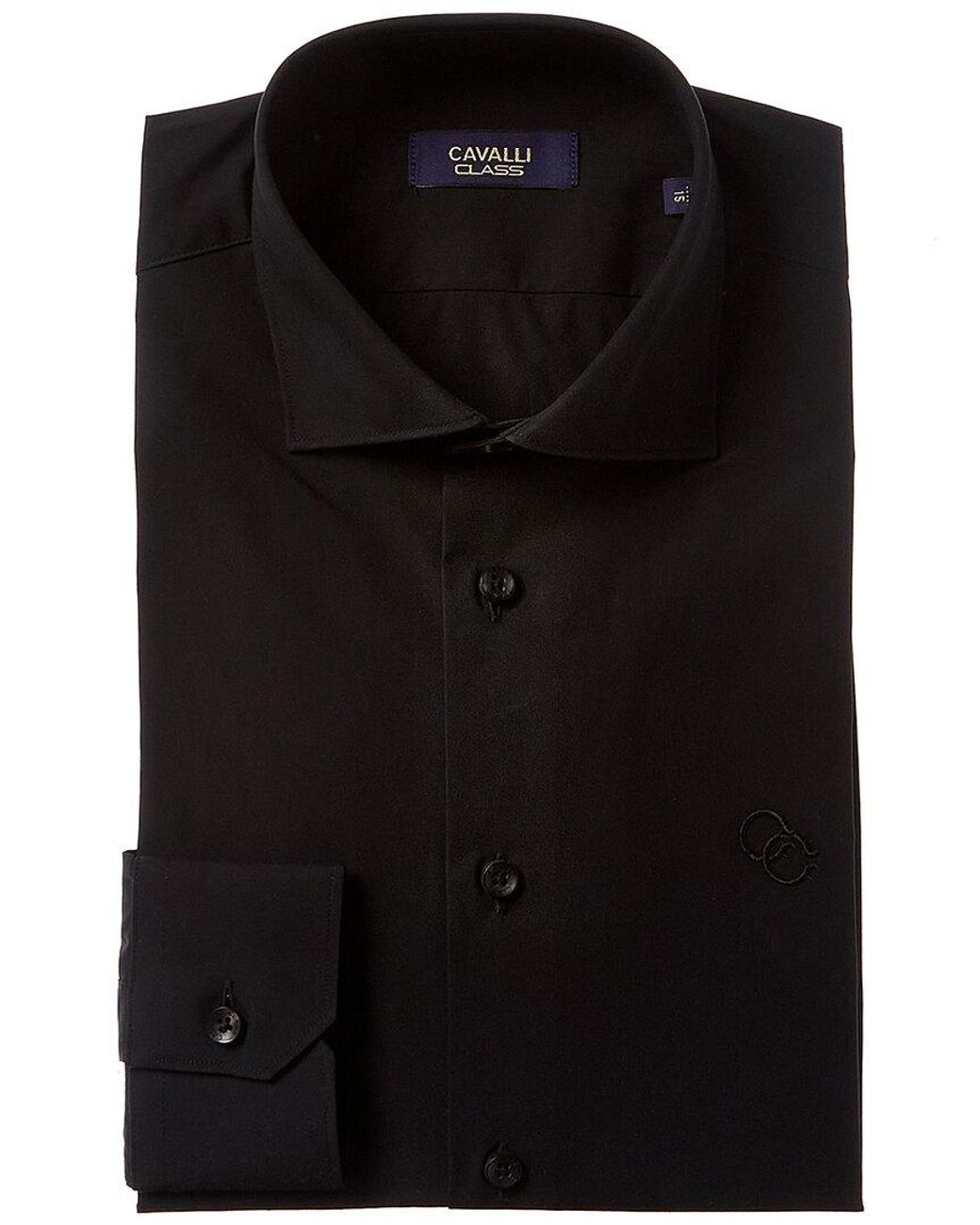 roberto cavalli slim fit dress shirt