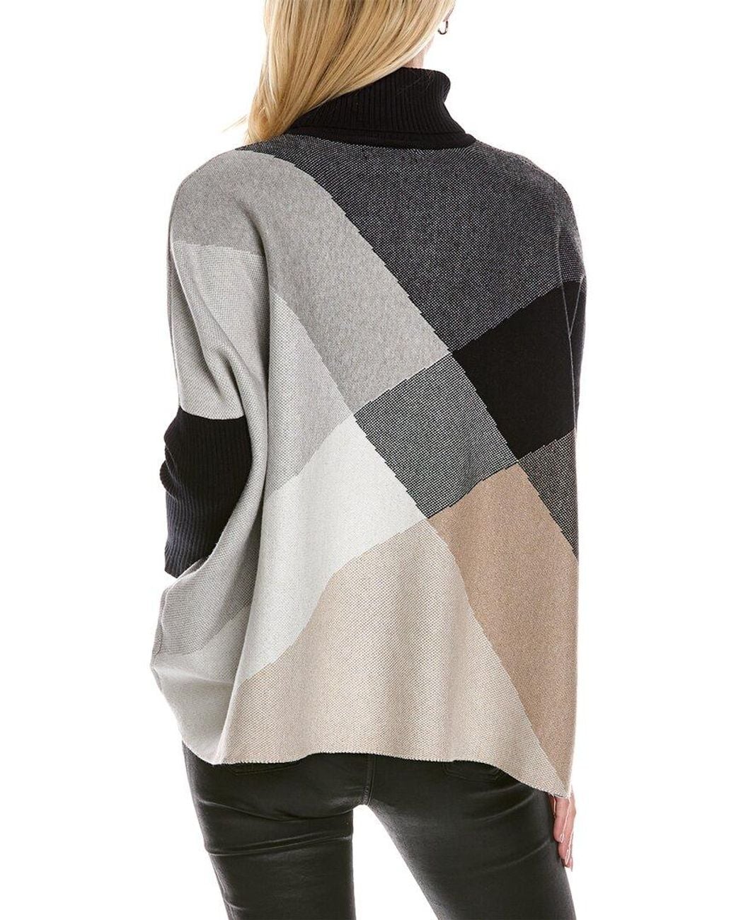 Joseph A Gray Boxy Turtleneck Sweater