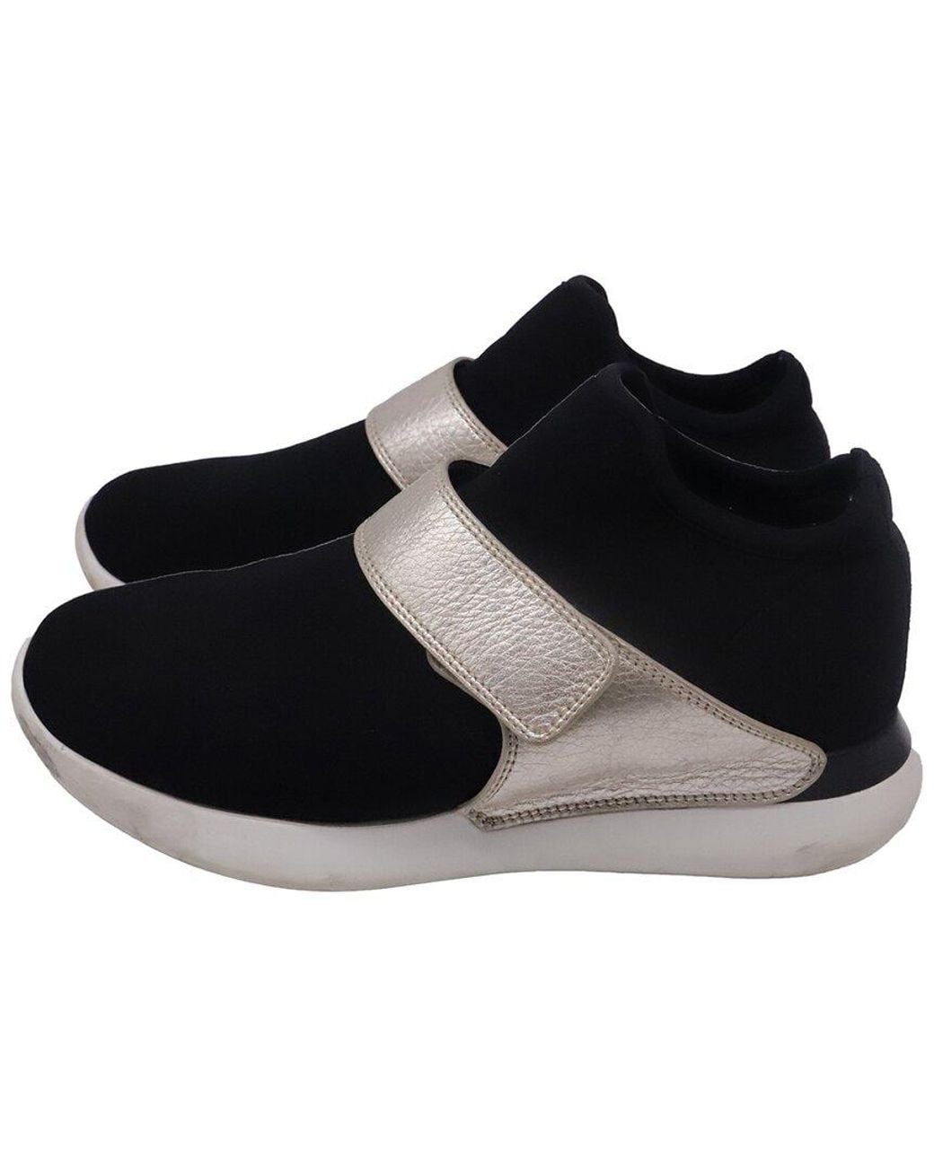 Ferragamo Black Neoprene Slip-On Sneaker (Authentic Pre-Loved)