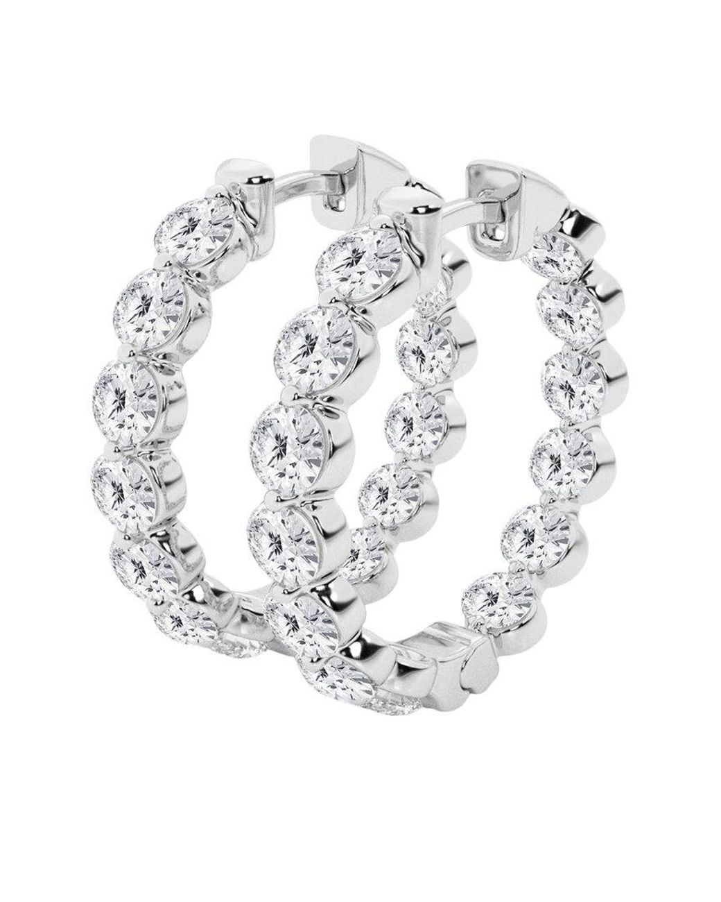 Lab Grown Diamonds White 14k 4.00 Ct. Tw. Lab Grown Diamond Earrings