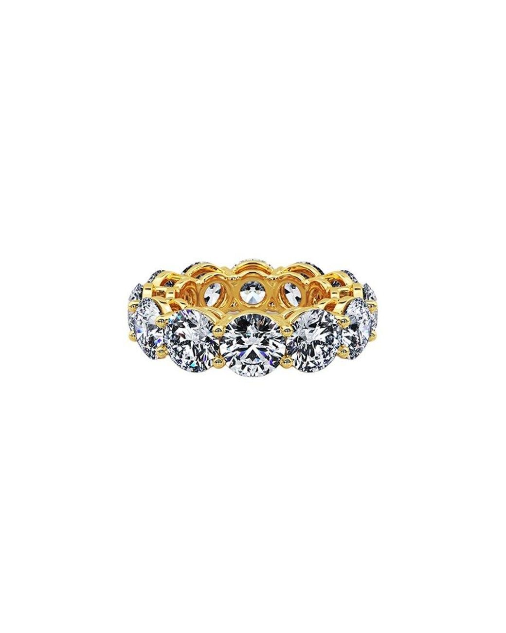 Lab Grown Diamonds White 14K 14.10 Ct. Tw. Lab-Grown Diamond Eternity Ring