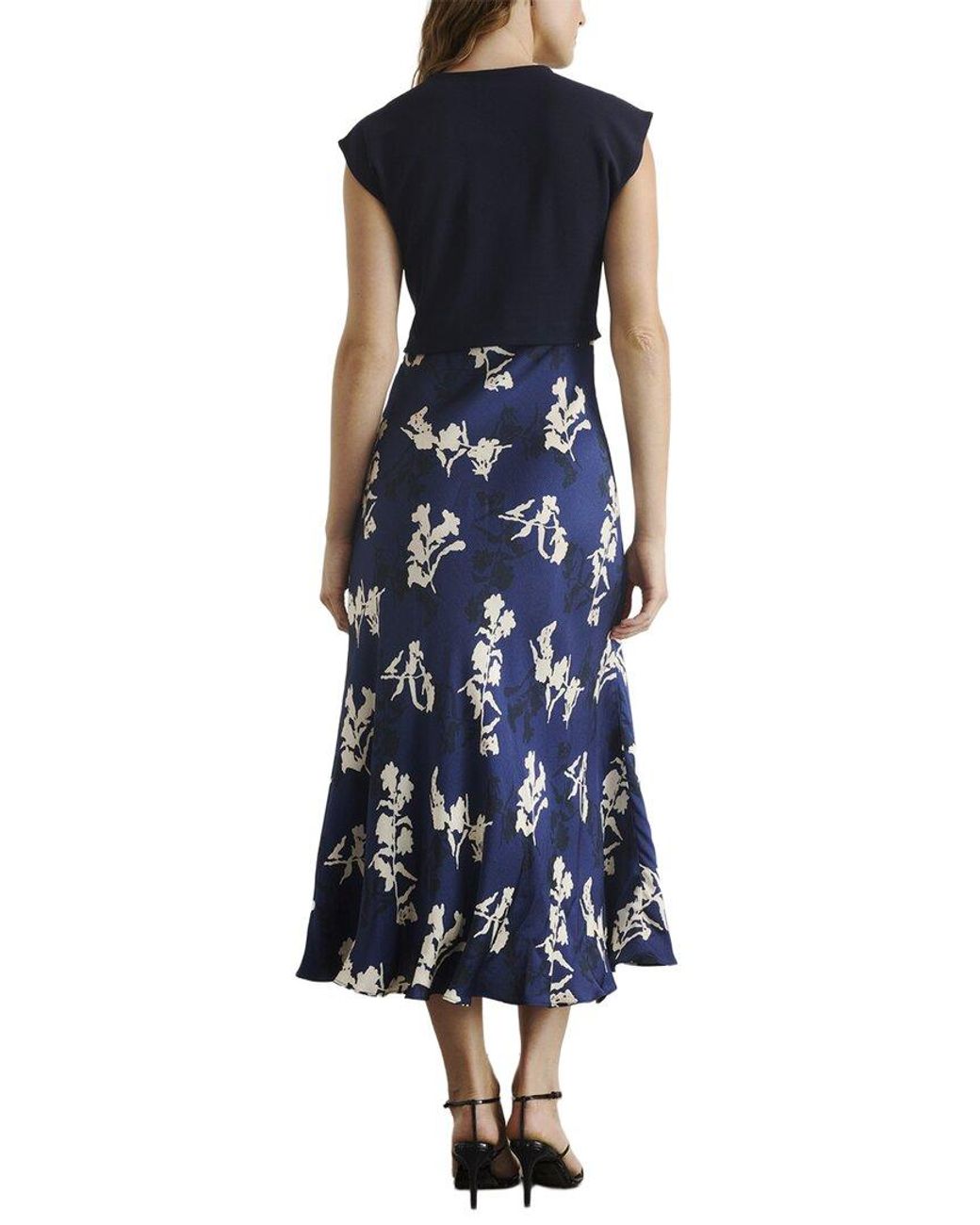 Tanya Taylor Blue Rosabeth Dress