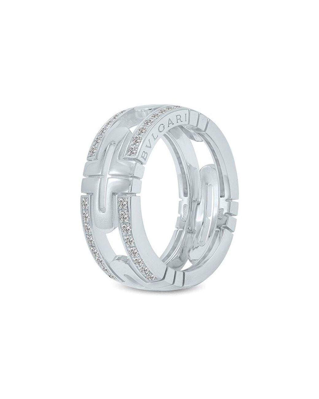 BVLGARI White 18k 0.70 Ct. Tw. Diamond Ring