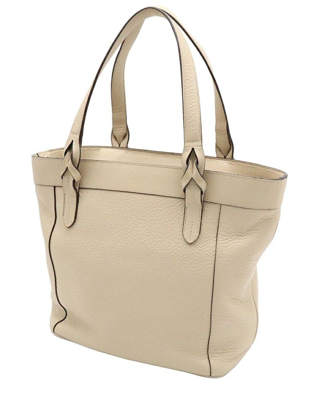 Loewe Natural Leather Anagram Amazona Fusta Handbag (Authentic Pre-Loved)