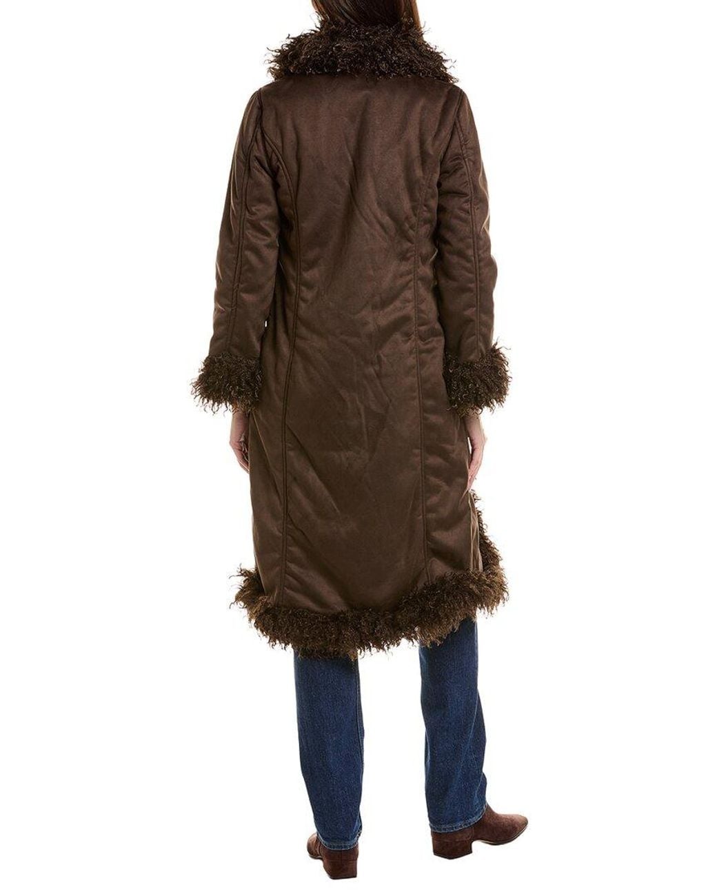 Scotch & Soda Black Livia Mongolian Jacket