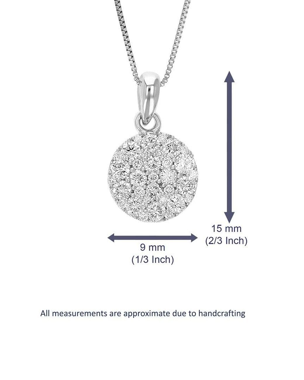 Amairah White 14K 0.50 Ct. Tw. Lab-Grown Diamond Pendant Necklace