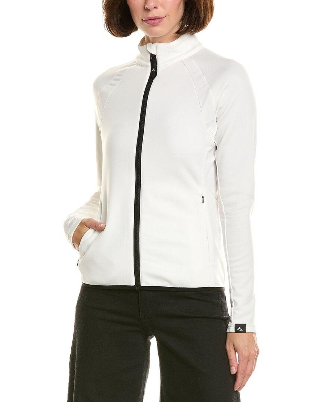 Capranea White Nesthorn Midlayer Jacket