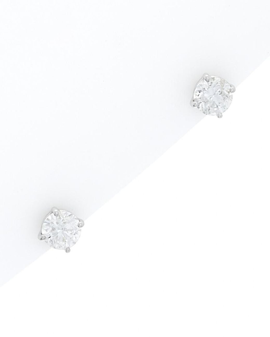 Diana M White 14k 1.00 Ct. Tw. Diamond Studs