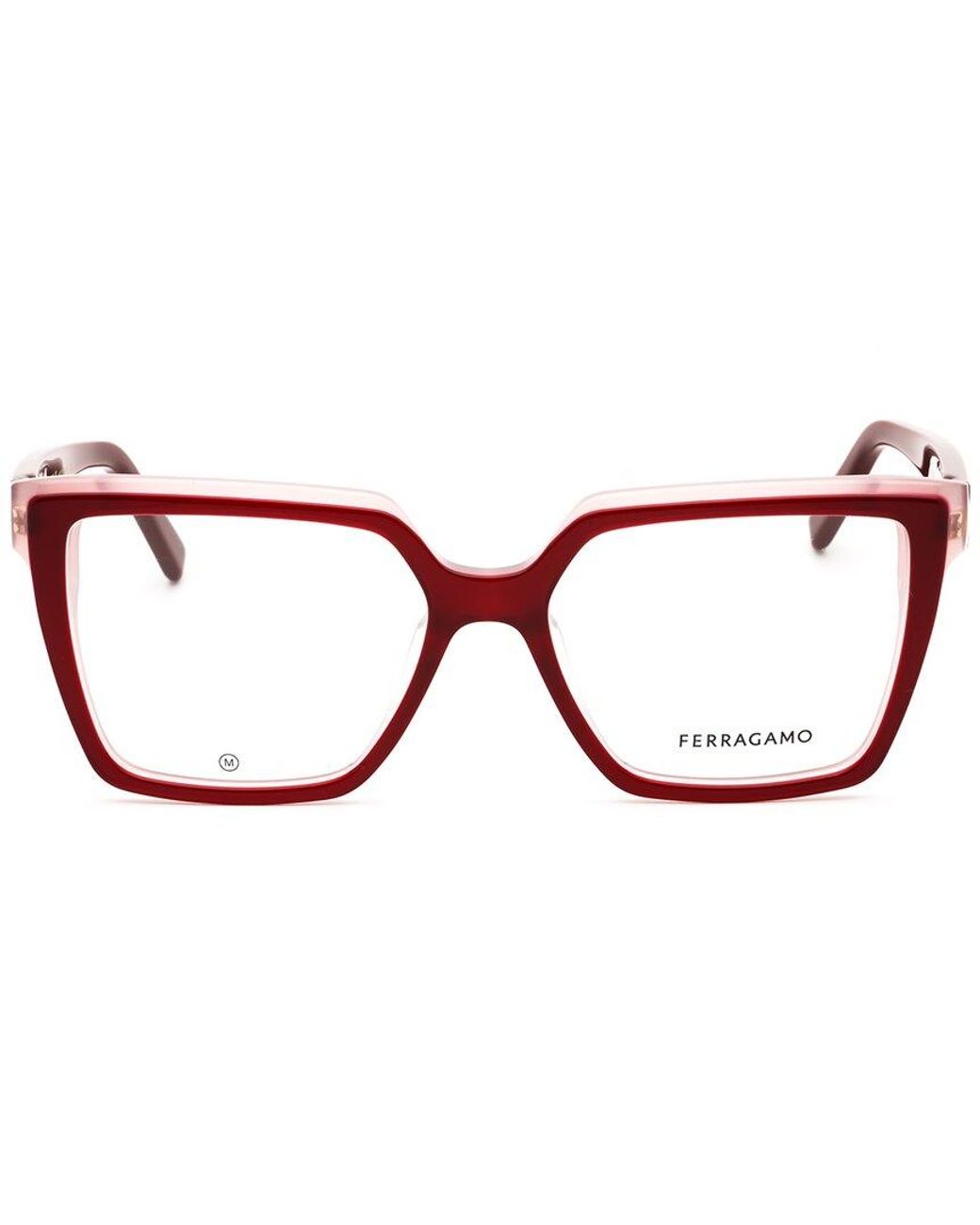 Ferragamo Brown 54Mm Optical Frames