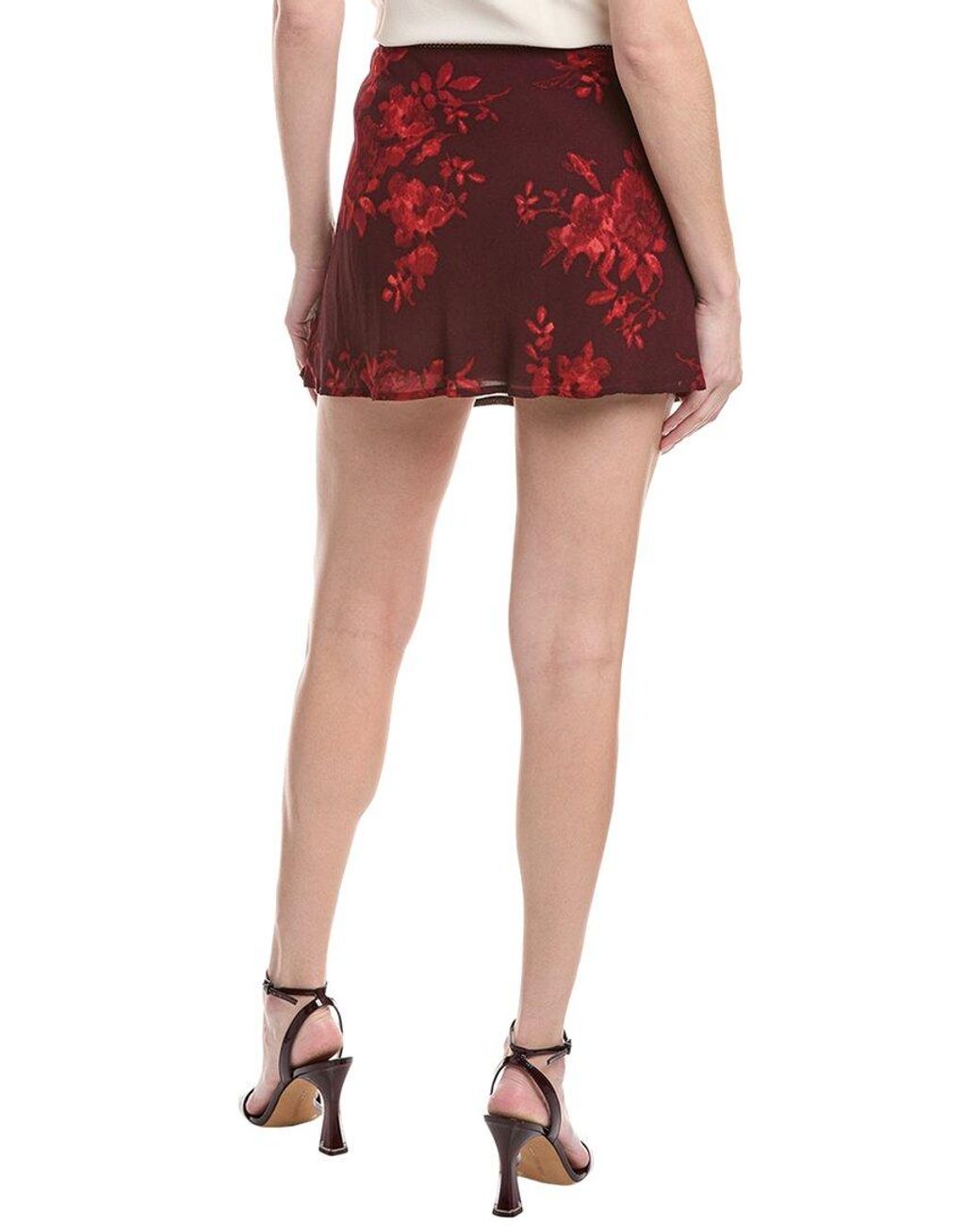 SERENETTE Red Mini Skirt