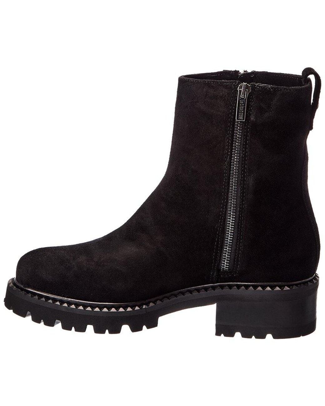 La Canadienne Black Crew Suede Bootie