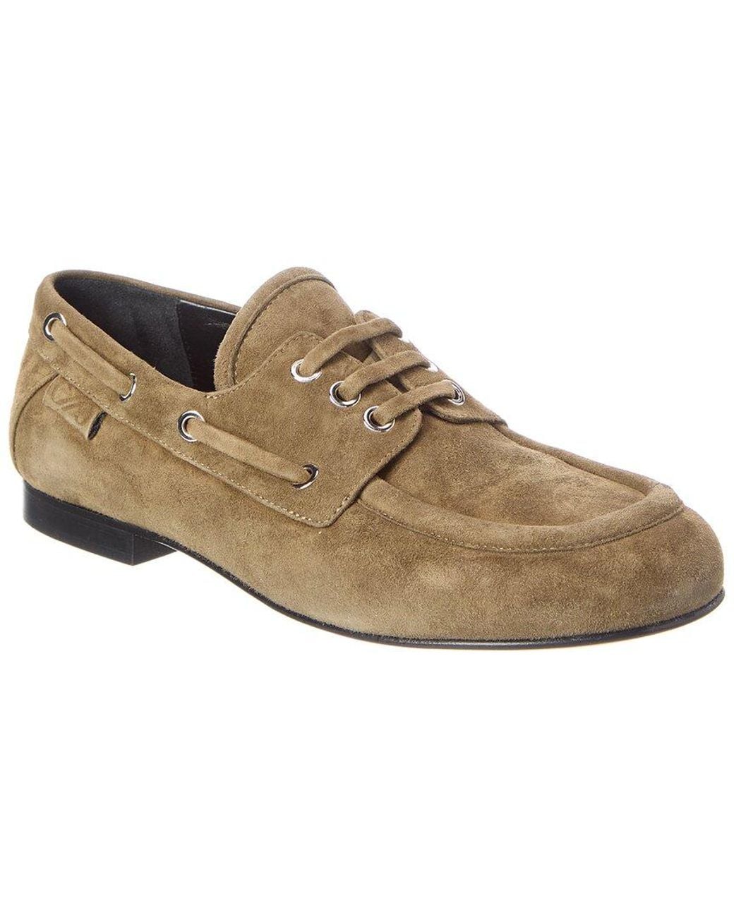 Proenza Schouler Brown Deck Suede Loafer