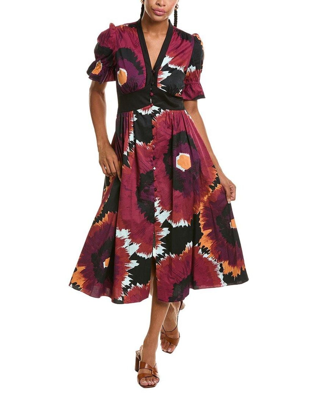 Diane von Furstenberg Red Erica Dress
