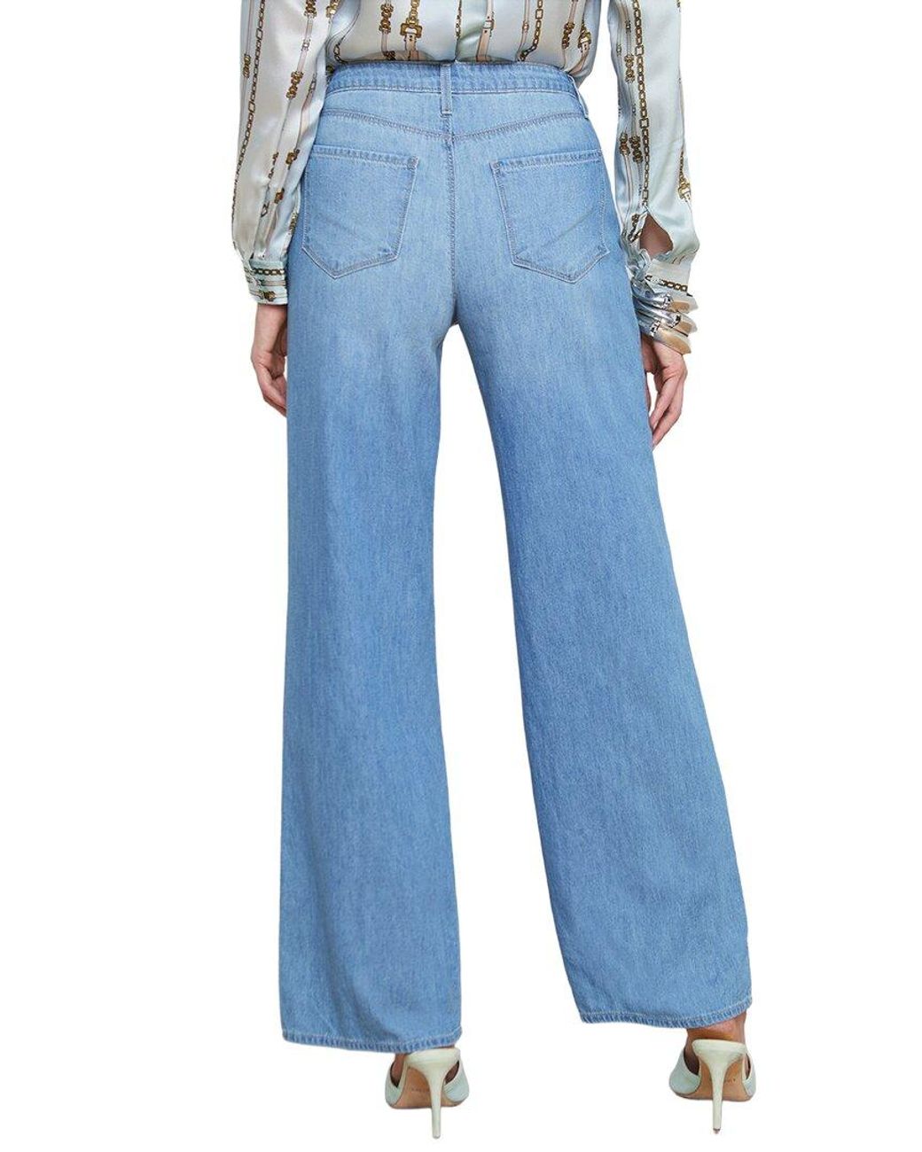 L'Agence Blue Alicent Pant