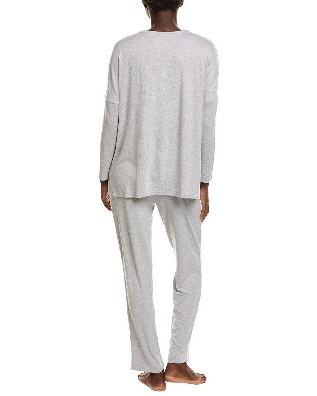 Natori Gray 2Pc Oasis Pajama Set