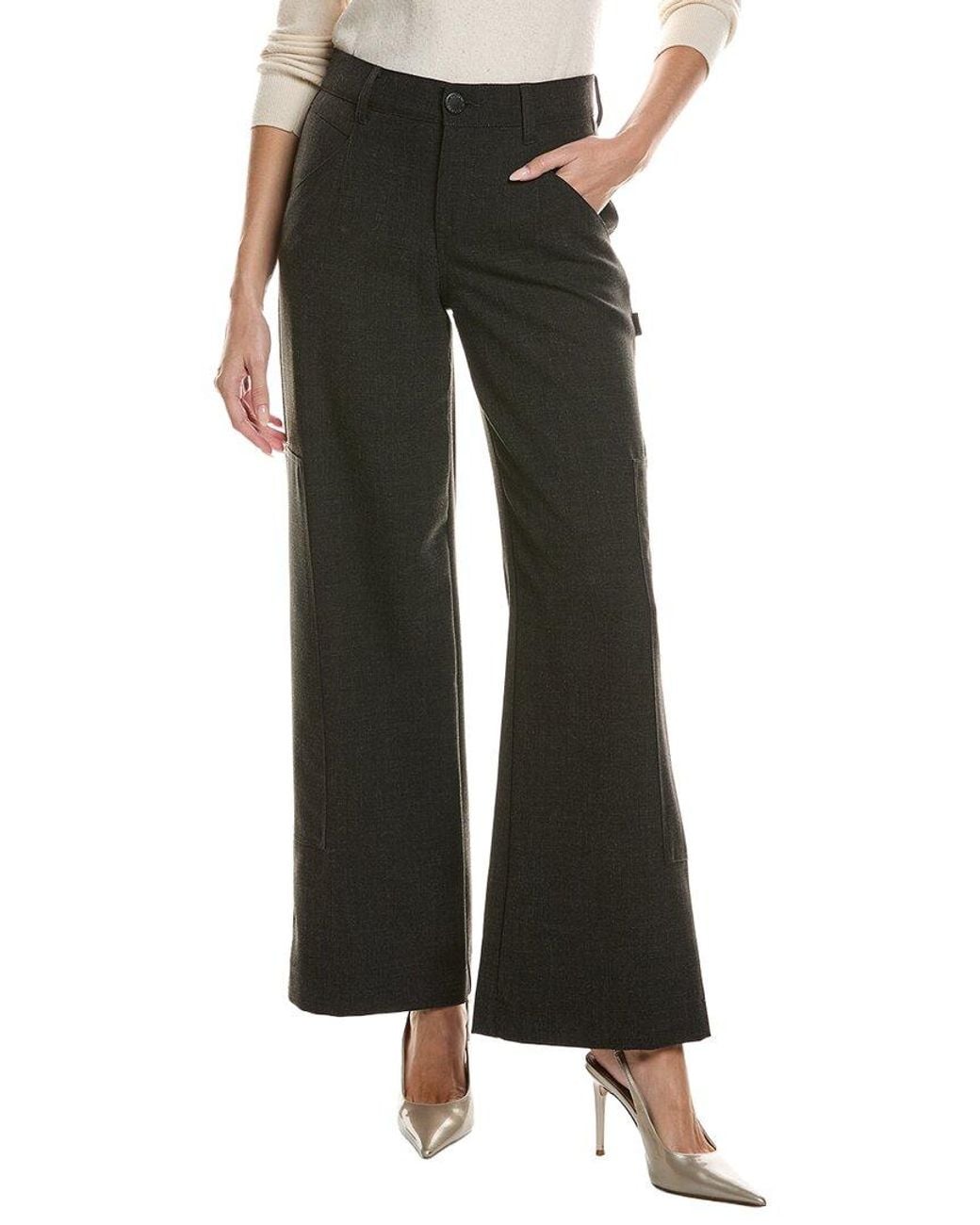 Wit & Wisdom Black Carpenter Wide Leg Pant