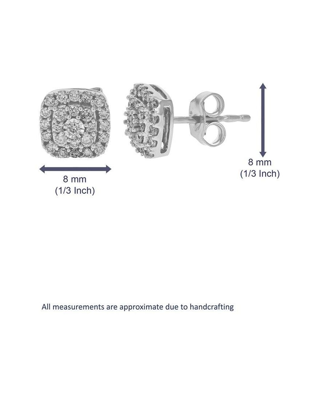 Amairah White 14K 0.50 Ct. Tw. Lab-Grown Diamond Earrings