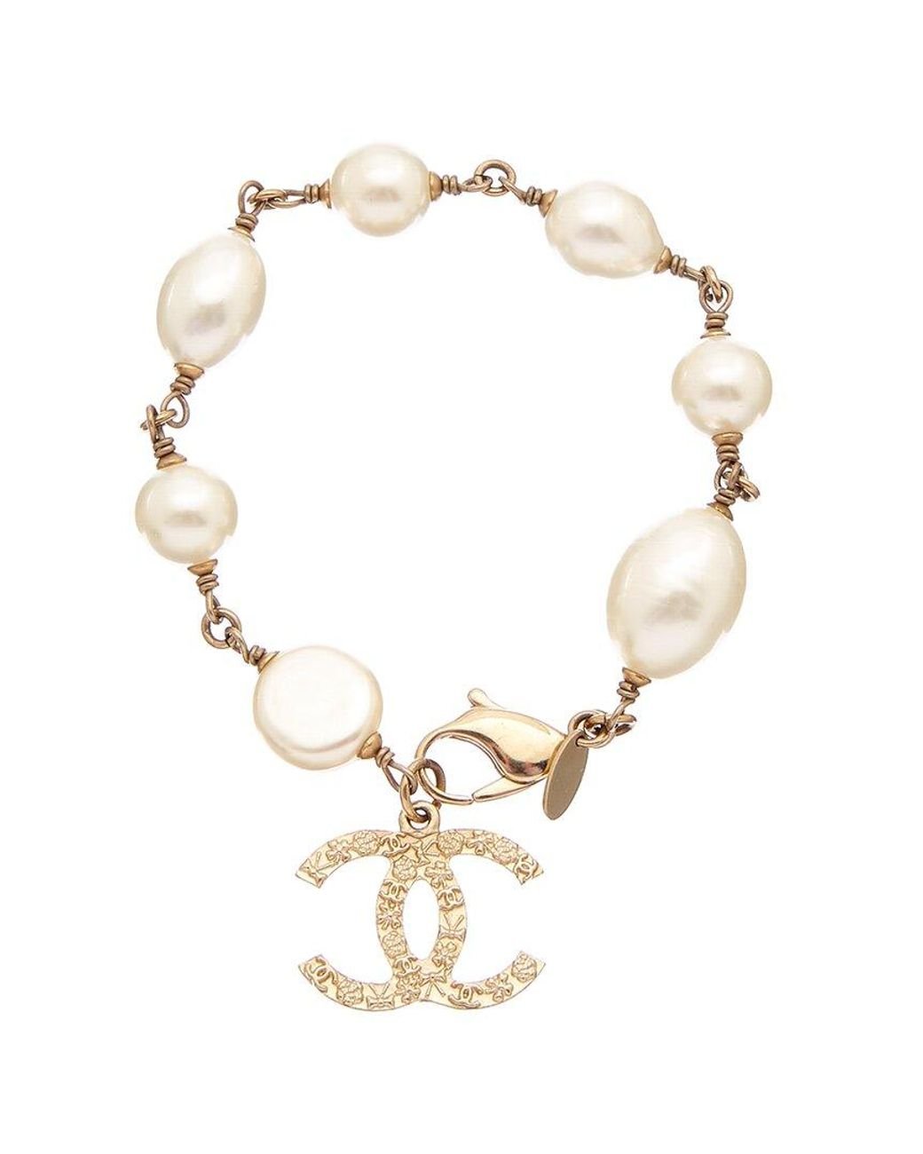coco chanel pearl bracelet vintage