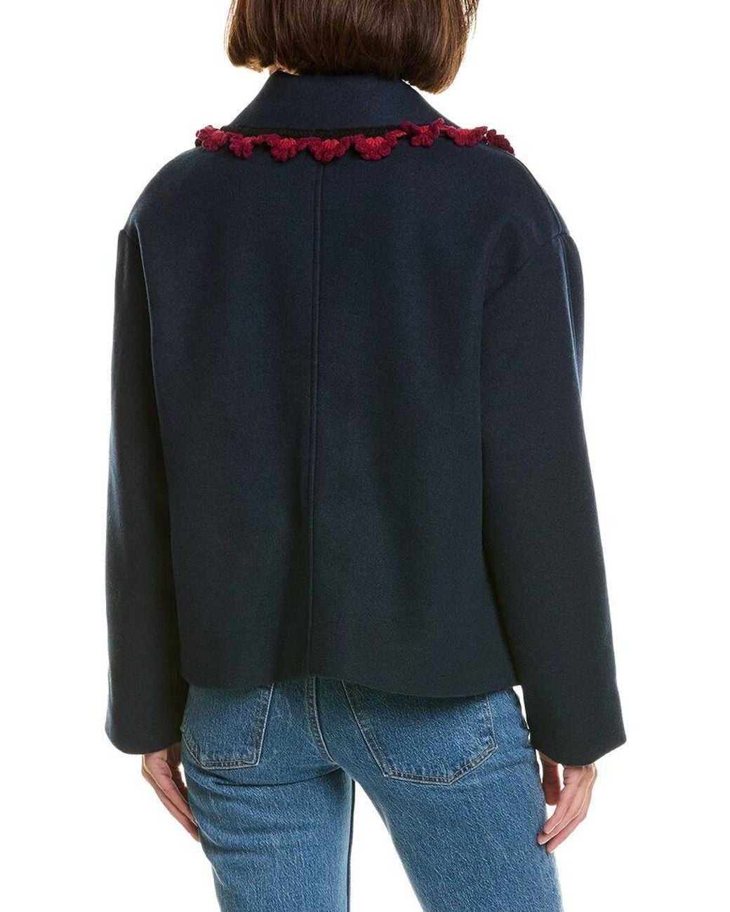 NVLT Blue Cropped Jacket