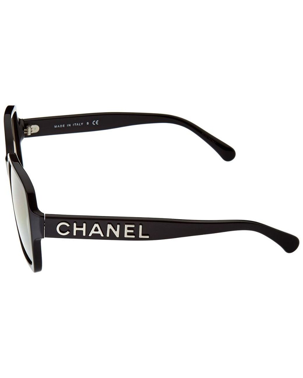 Chanel CH 5422 B C501T8 Black Dark Grey Polarized Lens Sunglasses New  Authentic