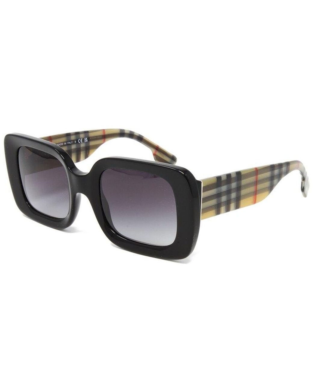 Burberry Be4327 51mm Sunglasses in Black Lyst