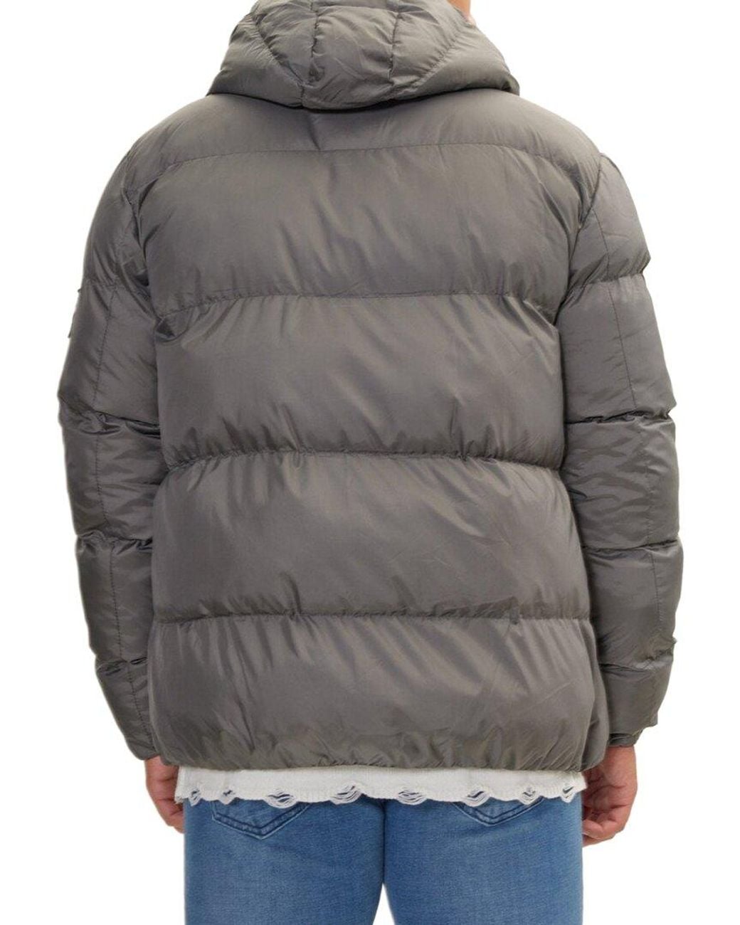 Ron Tomson Gray Puffer Jacket for men
