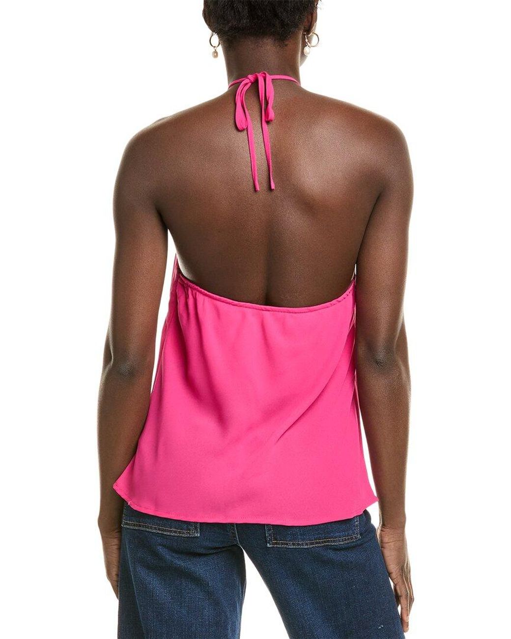 Nicole Miller Pink Woven Shirt