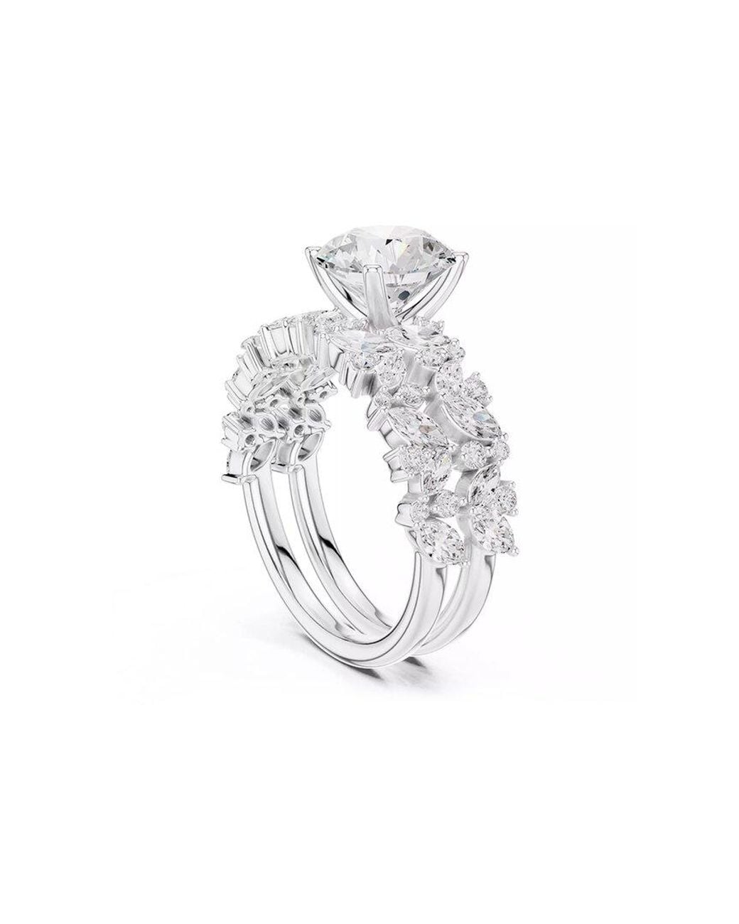 Lab Grown Diamonds White 14K 3.85 Ct. Tw. Lab-Grown Diamond Ring