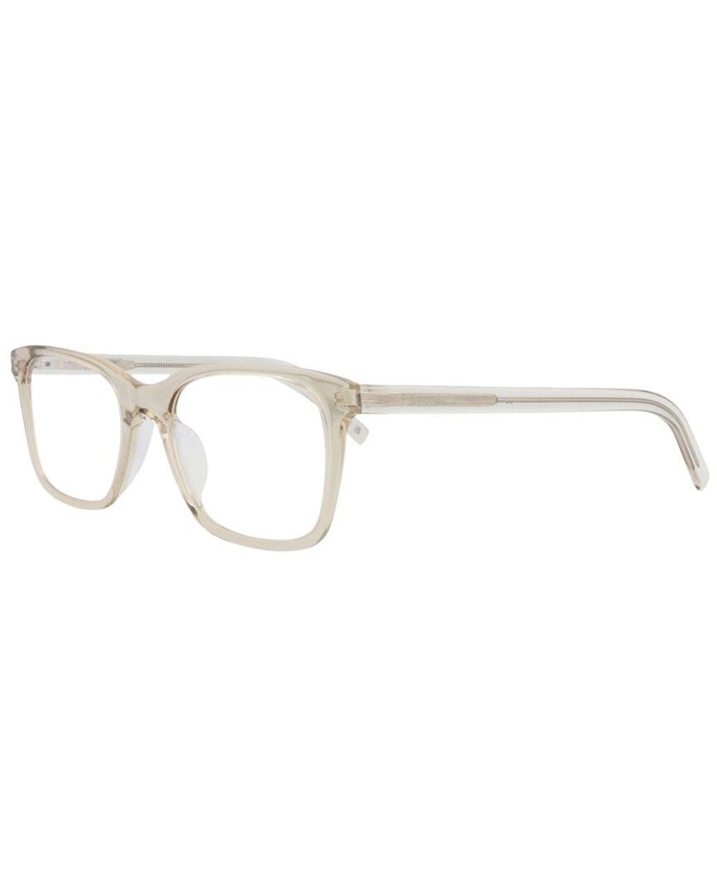 Saint Laurent White 54Mm Optical Frames for men