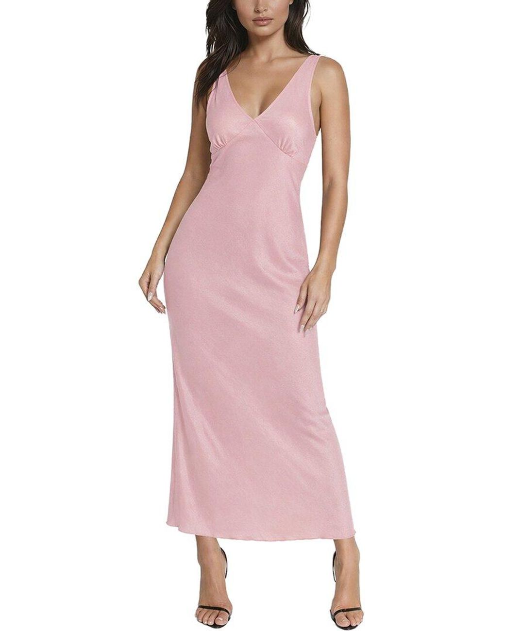 Bebe Pink Maxi Dress