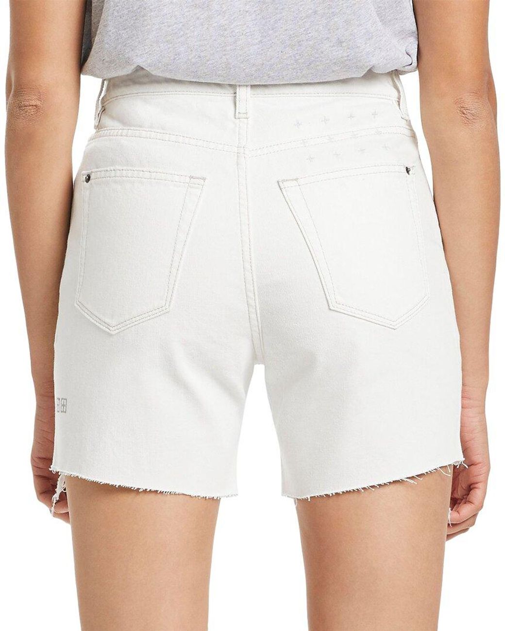 Ksubi Denim Racer Short in White - Save 