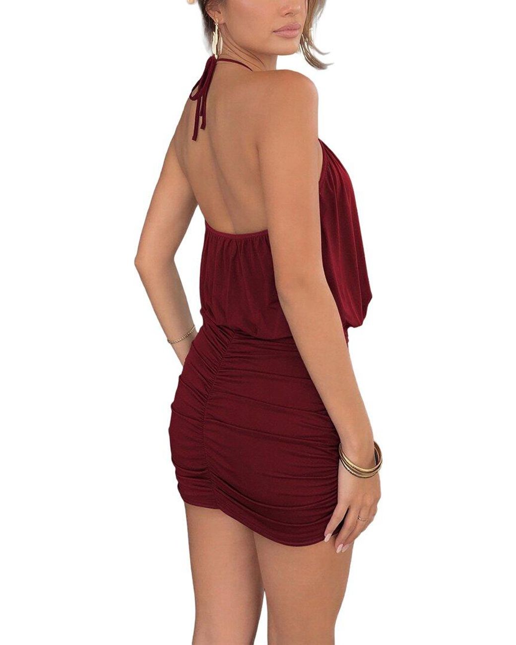 LEBRIN ATELIER Red Mini Dress