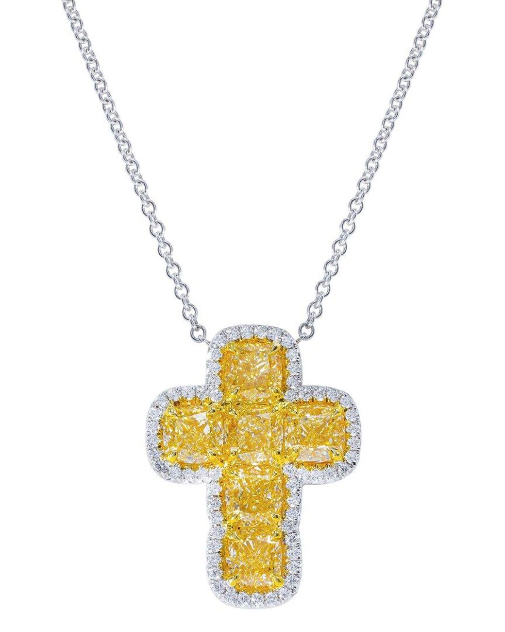 Diana M Metallic Fine Jewelry 18k 6.10 Ct. Tw. Diamond Necklace