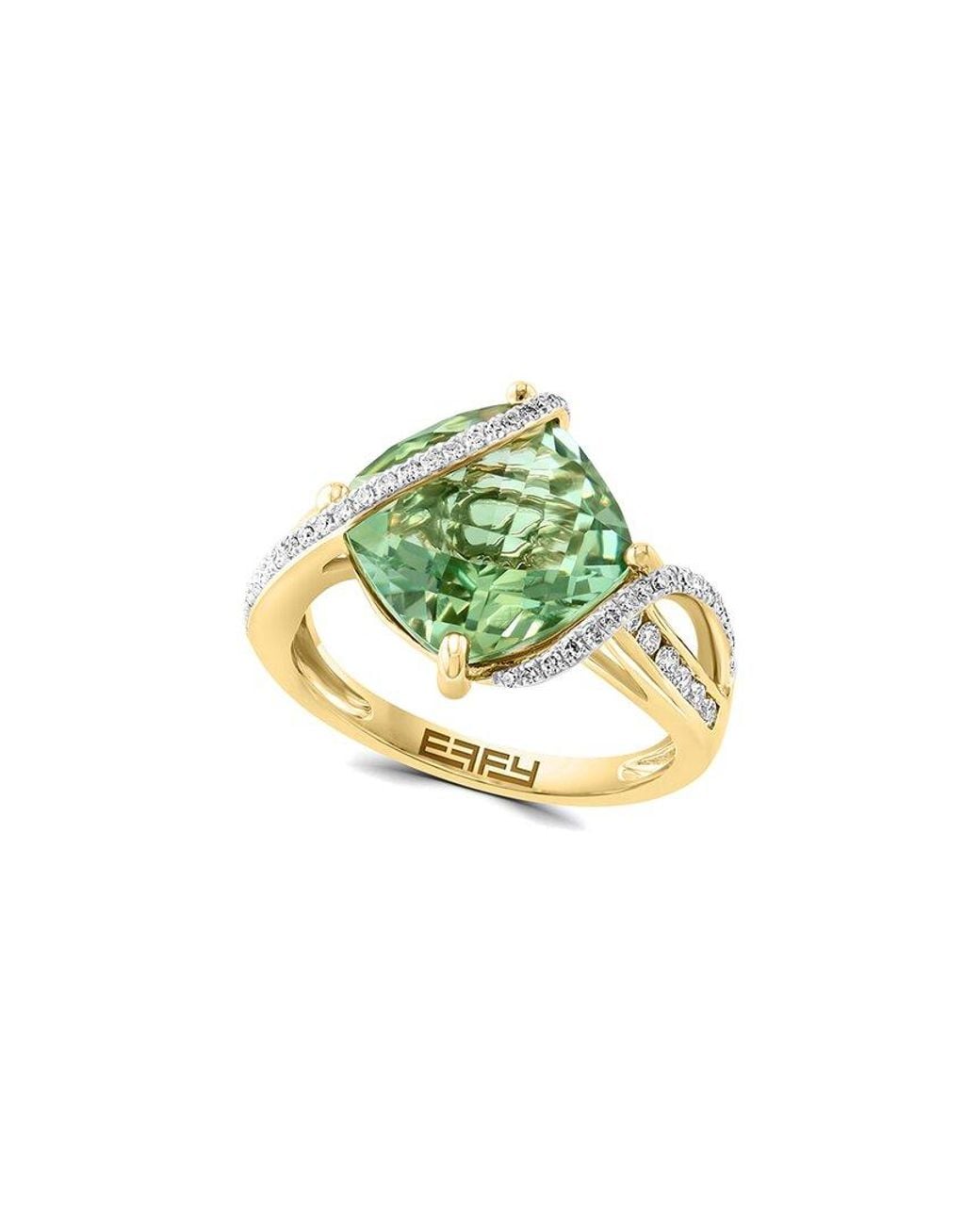 Effy Fine Jewelry Green 14K 5.01 Ct. Tw. Diamond & Ring
