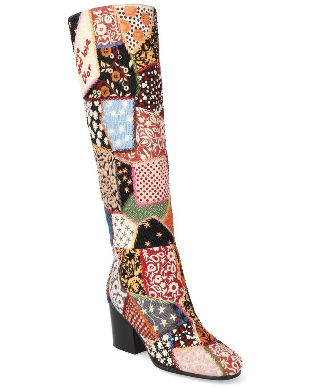 crazy train patchwork boots