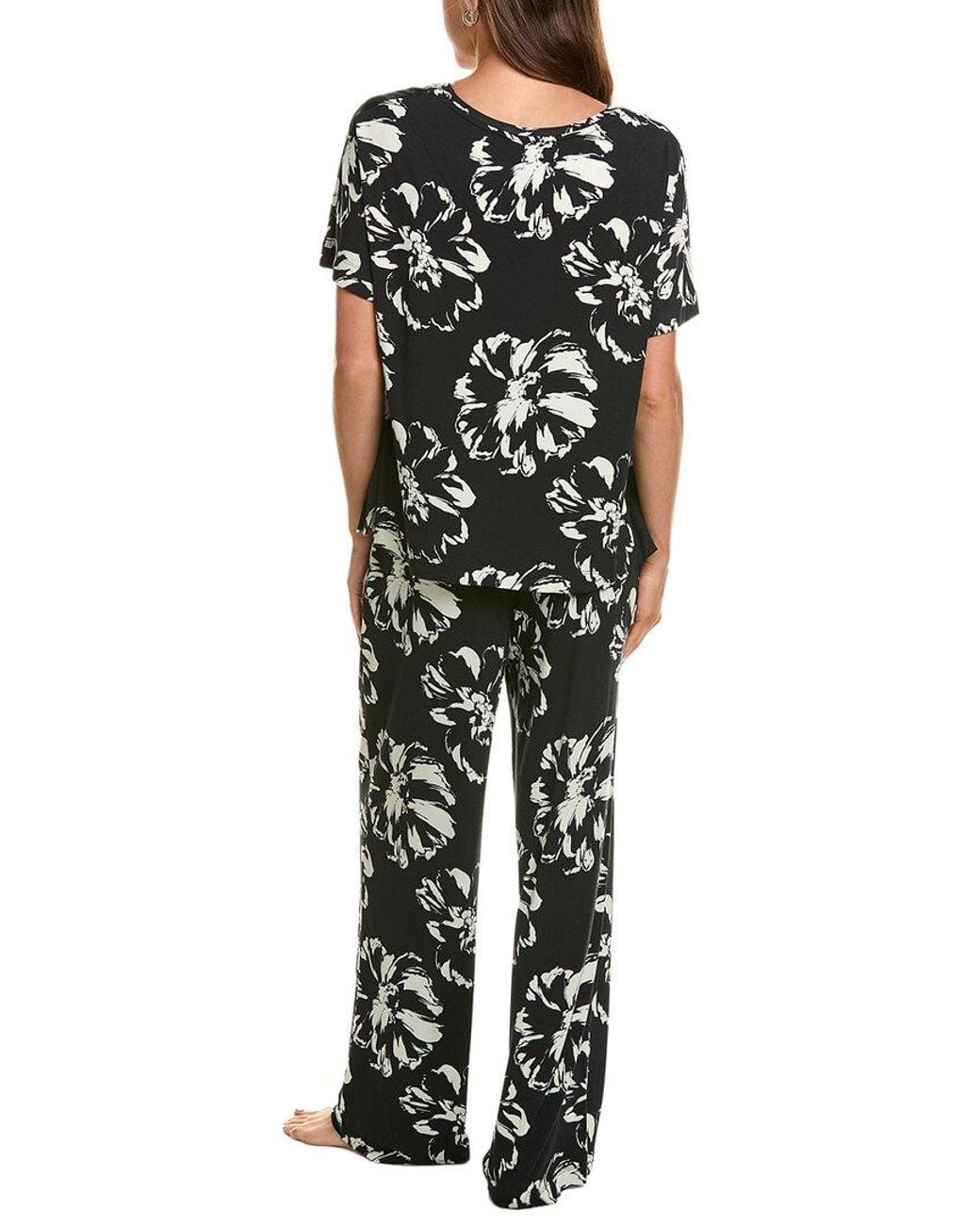 Sanctuary Black 2Pc Long Pajama Set