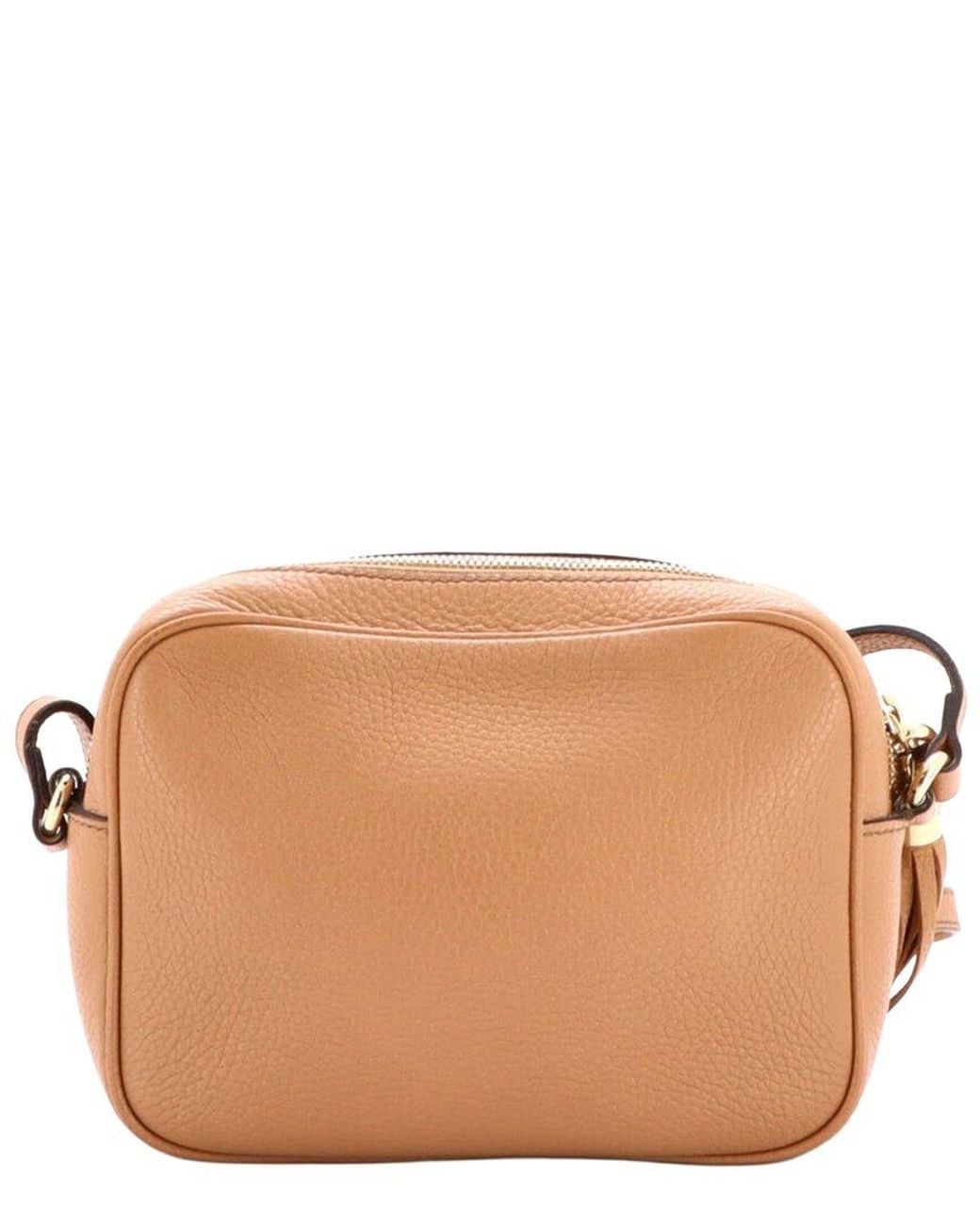 Gucci Brown Leather Soho Disco Crossbody Small (Authentic Pre-Loved)