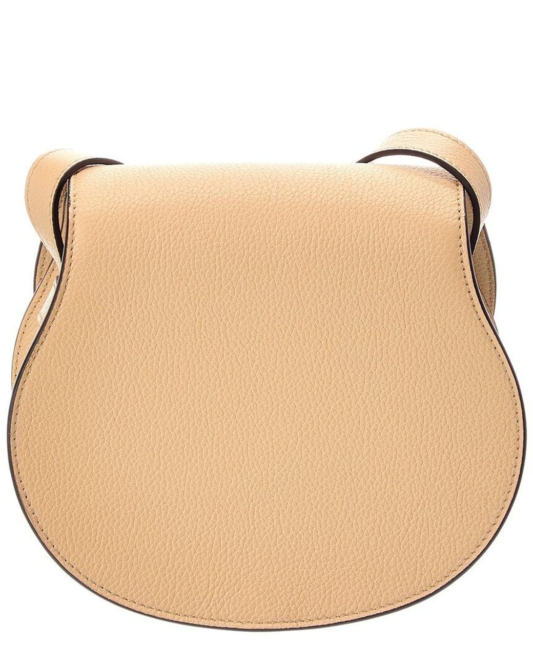 Chloé Natural Marcie Leather Satchel