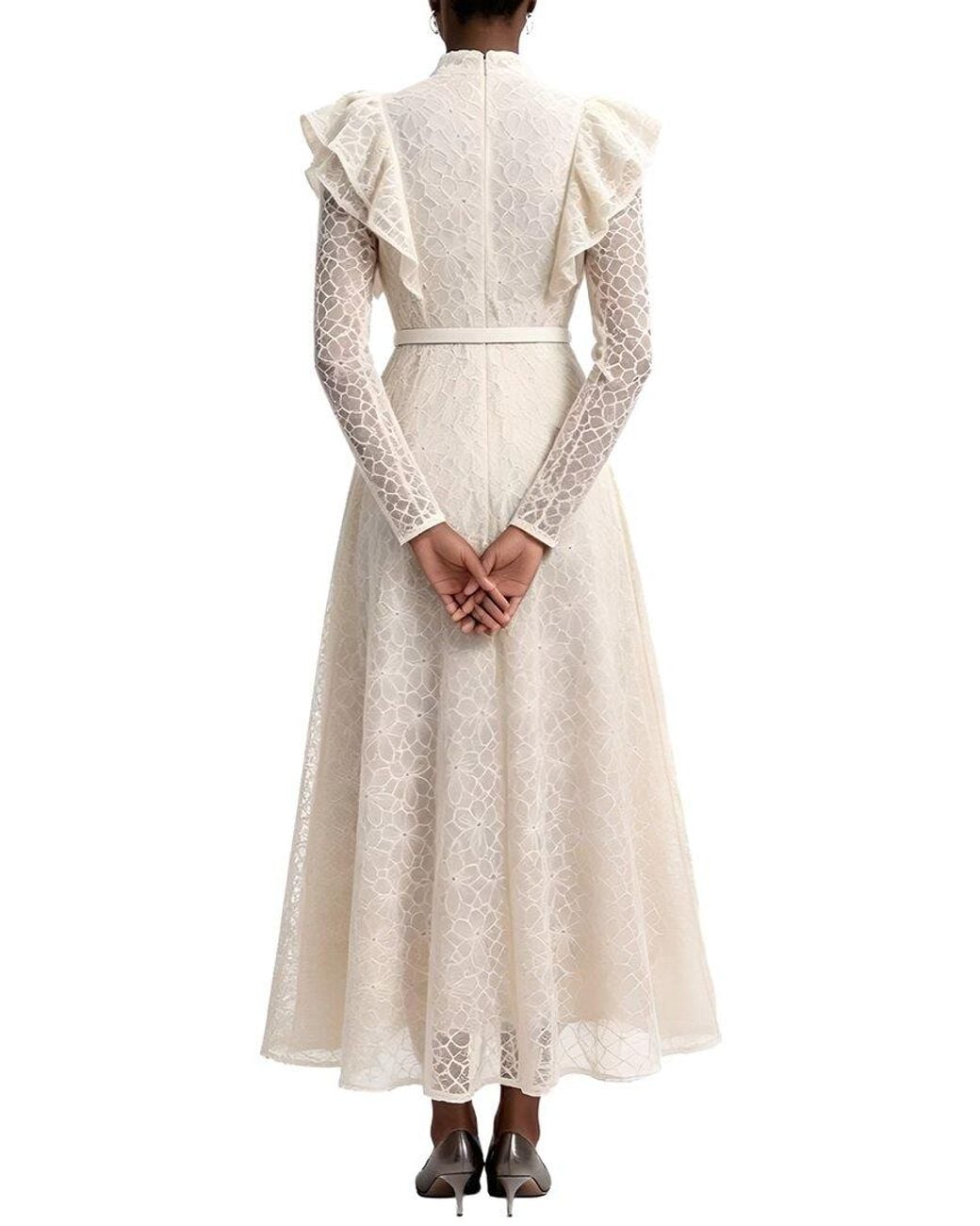 Linda Charm Natural Maxi Dress