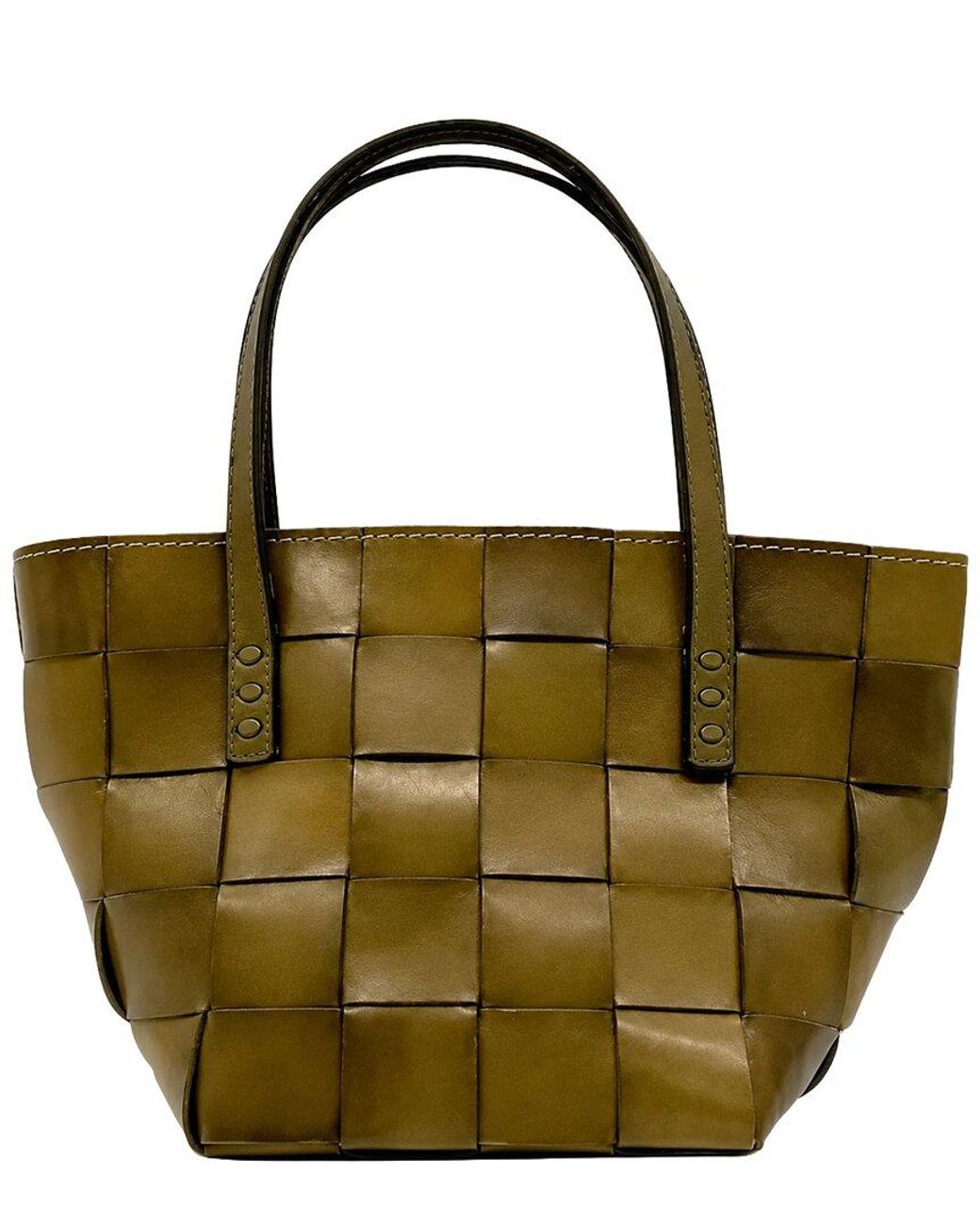 Dragon Diffusion Green Japan Mini Leather Tote