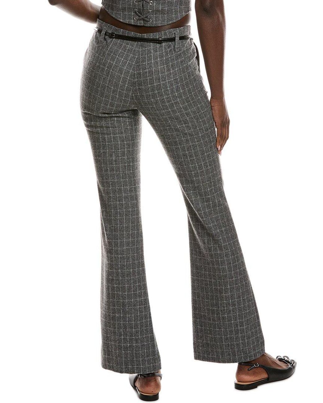 Maje Gray Woven Trouser