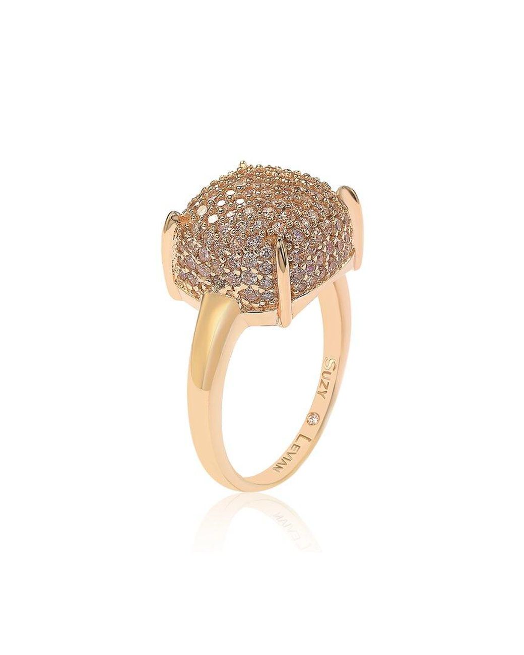 Suzy Levian CZ Jewelry White Suzy Levian Silver Cz Ring