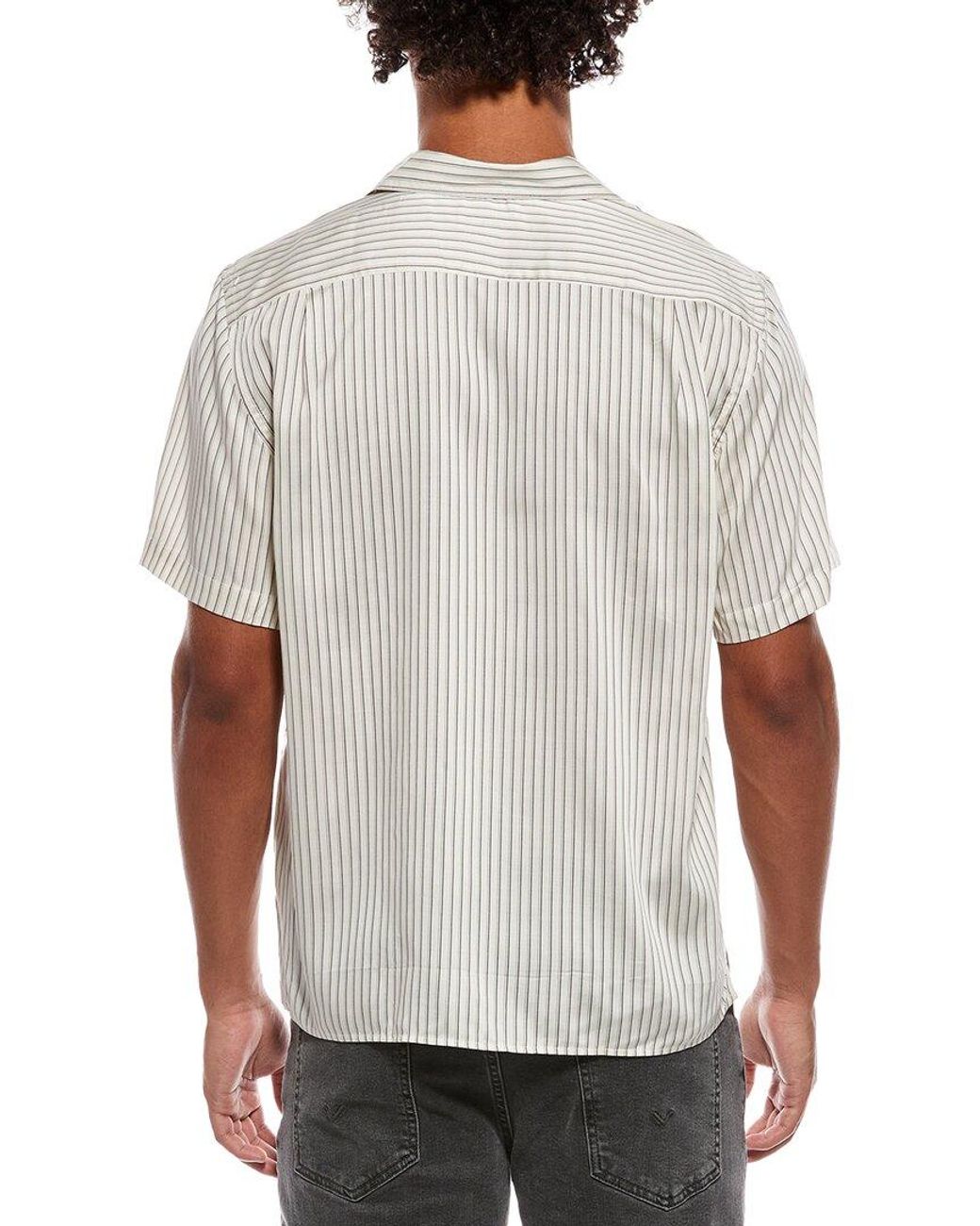 Onia Gray Convertible Vacation Shirt for men