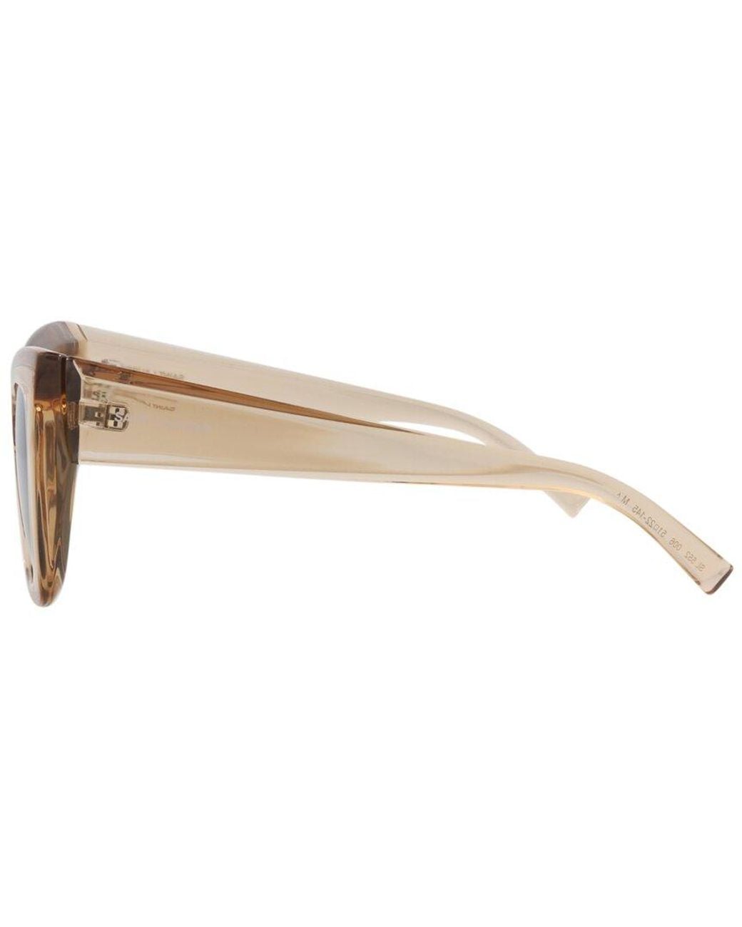 Saint Laurent White Fashion 51Mm Sunglasses