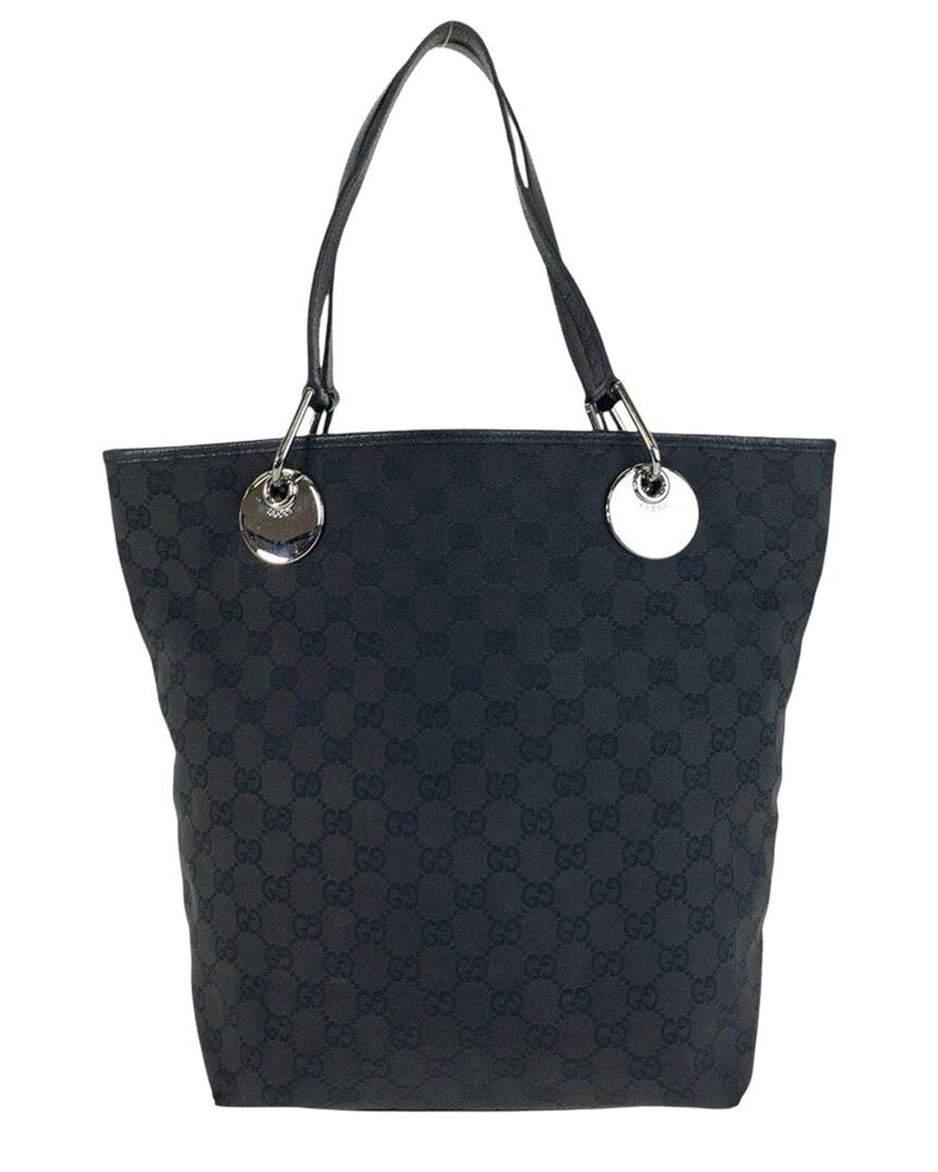 Gucci Blue Gg Canvas Tote (Authentic Pre-Loved)