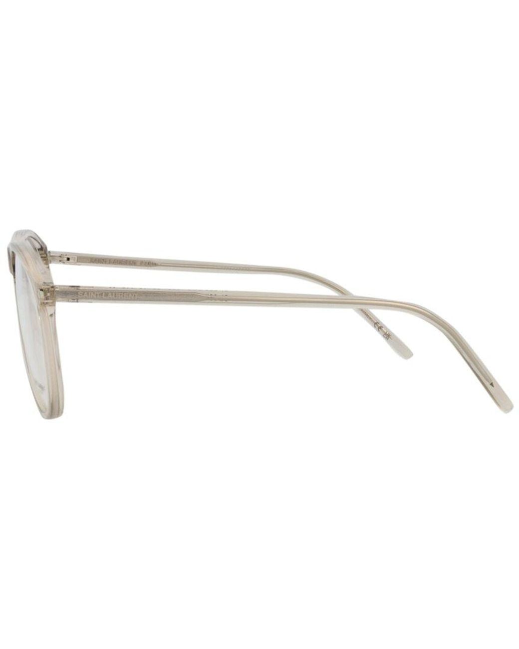 Saint Laurent Metallic 56Mm Optical Frames